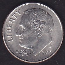 Amerika 1 Dime 2016 P