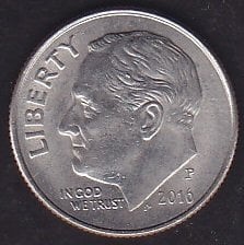 Amerika 1 Dime 2016 P