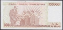 7.EMİSYON 3.TERTİP 100000 LİRA J07 156208 ÇİL