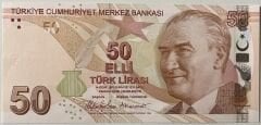9.Emisyon 7.Tertip 50 Lira F091 158222 Çil