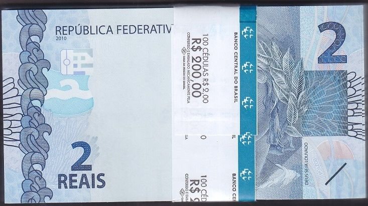Brezilya 2 Reais 2010 Deste (100 Adet) Çil