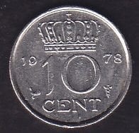 Hollanda 10 Cent 1978