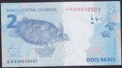 Brezilya 2 Reais 2010 Deste (100 Adet) Çil