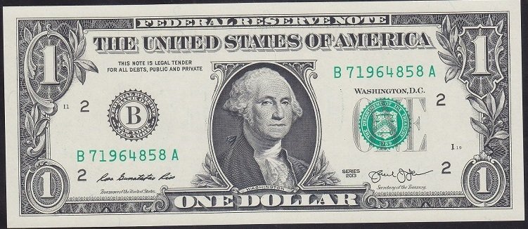 AMERİKA 1 DOLAR 2013 ÇİL