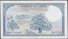 Lübnan 100 Livres 1988 Çilaltı Çil