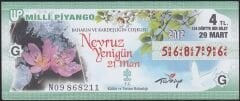 2012 29 Mart Çeyrek Bilet - G Serisi