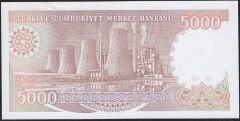 7.Emisyon 4.Tertip 5000 Lira H57 922567 Çilaltı Çil