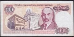 7.Emisyon 2.Tertip 100 Lira F55 341801 Çok Temiz+