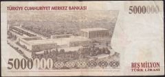 7.Emisyon 5 000 000 Lira L13 849887 Çok Temiz