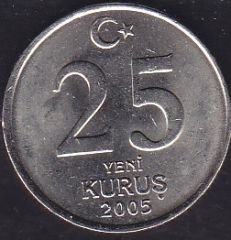 2005 Yılı 25 Kuruş