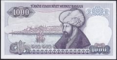 7.Emisyon 2.Tertip 1000 Lira F52 832910 Çilaltı Çil