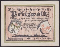ALMANYA 2 MARK NOTGELD 1922 ÇİLALTI ÇİL