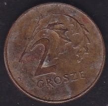 Polonya 2 Groszy 1991