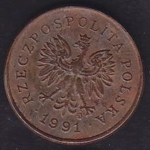 Polonya 2 Groszy 1991