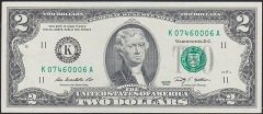 AMERİKA 2 DOLAR 2009 ÇİL