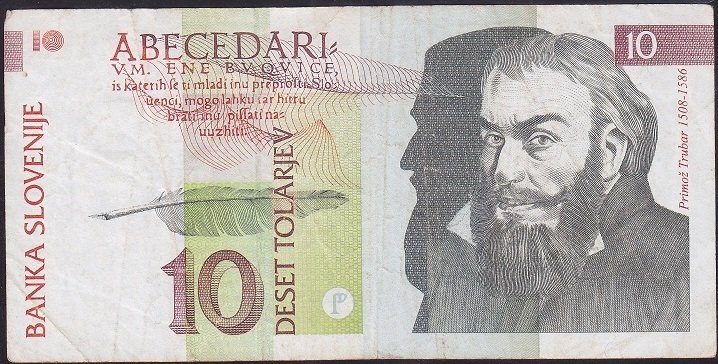 SLOVENYA 10 TOLARJEV 1992 ÇOK TEMİZ