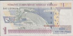 8.Emisyon 1 Ytl A07 137819 Çok Temiz Ççt