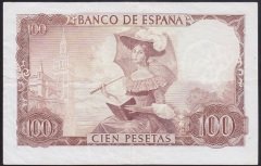 ISPANYA 100 PESETAS 1965 ÇOK TEMİZ +