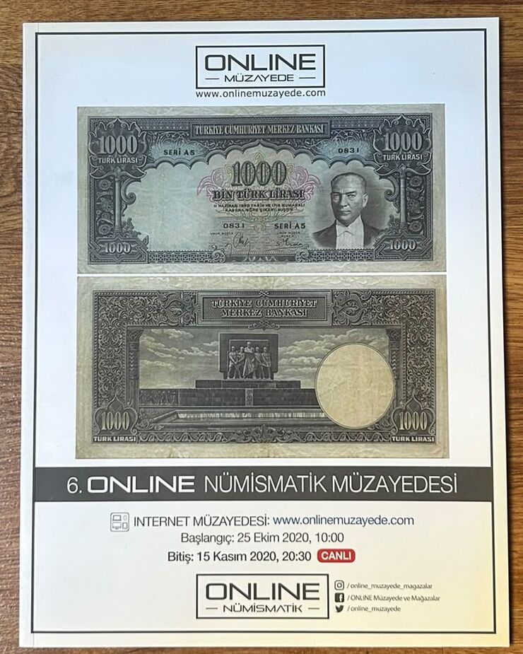Online Müzayede Kataloğu 25 Ekim 2020 Resimli Anlatımlı 66 Sayfa