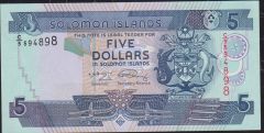 Solomon Adası 5 Dolar 2008 Çil Pick 26
