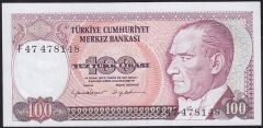 7.Emisyon 2.Tertip 100 Lira F47 478148 Çilaltı Çil
