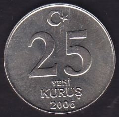 2006 Yılı 25 Kuruş