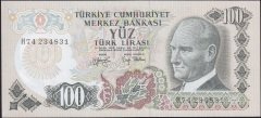 6.Emisyon 2.Tertip 100 Lira H74 234831 Çilaltı Çil
