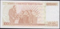 7.EMİSYON 3.TERTİP 100000 LİRA H61 809777 ÇÇT +