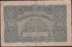 Romanya 50 Bani 1917 Çok Temiz Pick 2 Alman işgali