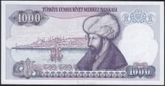 7.Emisyon 2.Tertip 1000 Lira F46 017831 Çil
