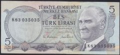 6.EMİSYON 2.TERTİP 5 LİRA K83 035 035 ÇİLALTI