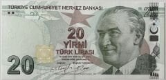 9.Emisyon 6.Tertip 20 Lira G258 333232 Çil