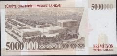 7.Emisyon 5 000 000 Lira K63 438843 Çilaltı Çil