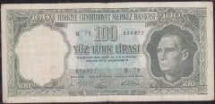 5.Emisyon 5.Tertip 100 Lira B73 050977 Çok Temiz