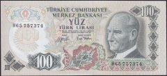 6.Emisyon 2.Tertip 100 Lira H65 757374 Çilaltı Çil