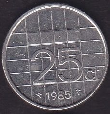 Hollanda 25 Cent 1985