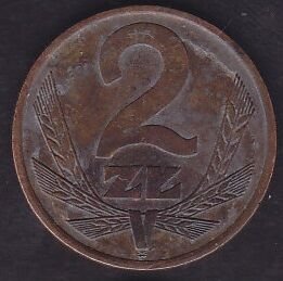 Polonya 2 Zloty 1976