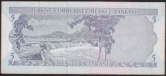 6.EMİSYON 2.TERTİP 5 LİRA K25 452368 ÇOK TEMİZ +