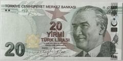 9.Emisyon 6.Tertip 20 Lira G258 333233 Çil