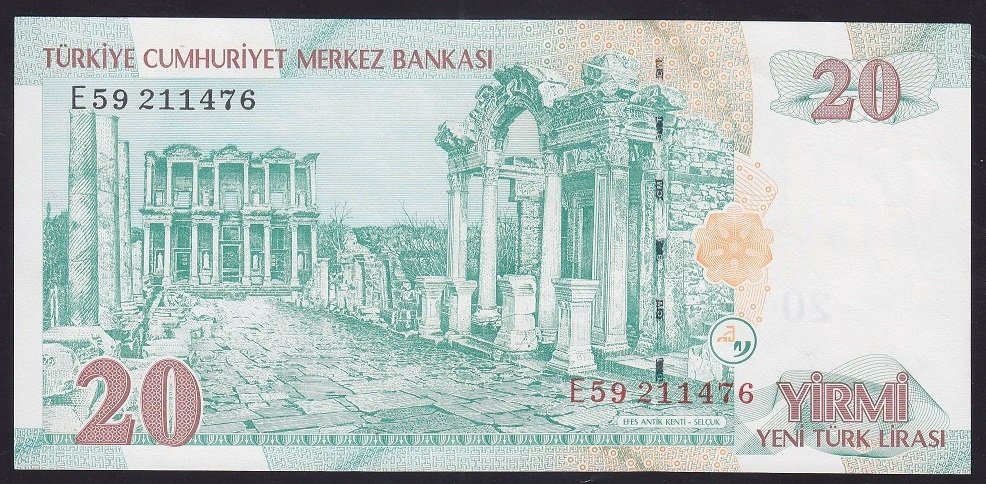 8.EMİSYON 20 YTL E59 211476 ÇİLALTI
