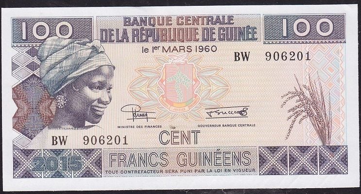 Gine 100 Frank 2015 Çil Pick 47A