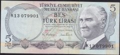 6.EMİSYON 2.TERTİP 5 LİRA K13 079901 ÇİLALTI
