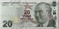 9.Emisyon 6.Tertip 20 Lira G181 071717 Çilaltı Çil
