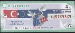 2012 9 Mayıs Çeyrek Bilet - G Serisi