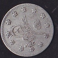 1293 / 23 Abdulhamid 1 Kuruş Gümüş