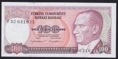 7.EMİSYON 2.TERTİP 100 LİRA F32 031621 ÇİLALTI ÇİL