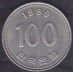 Güney Kore 100 Won 1999