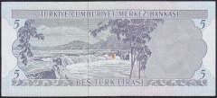 6.EMİSYON 2.TERTİP 5 LİRA K10 250494 ÇÇT +