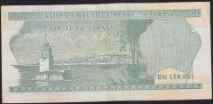 6.Emisyon 2.Tertip 10 Lira K81 287430 Çok Temiz+