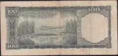 5.Emisyon 5.Tertip 100 Lira Y53 087563 Çok Temiz